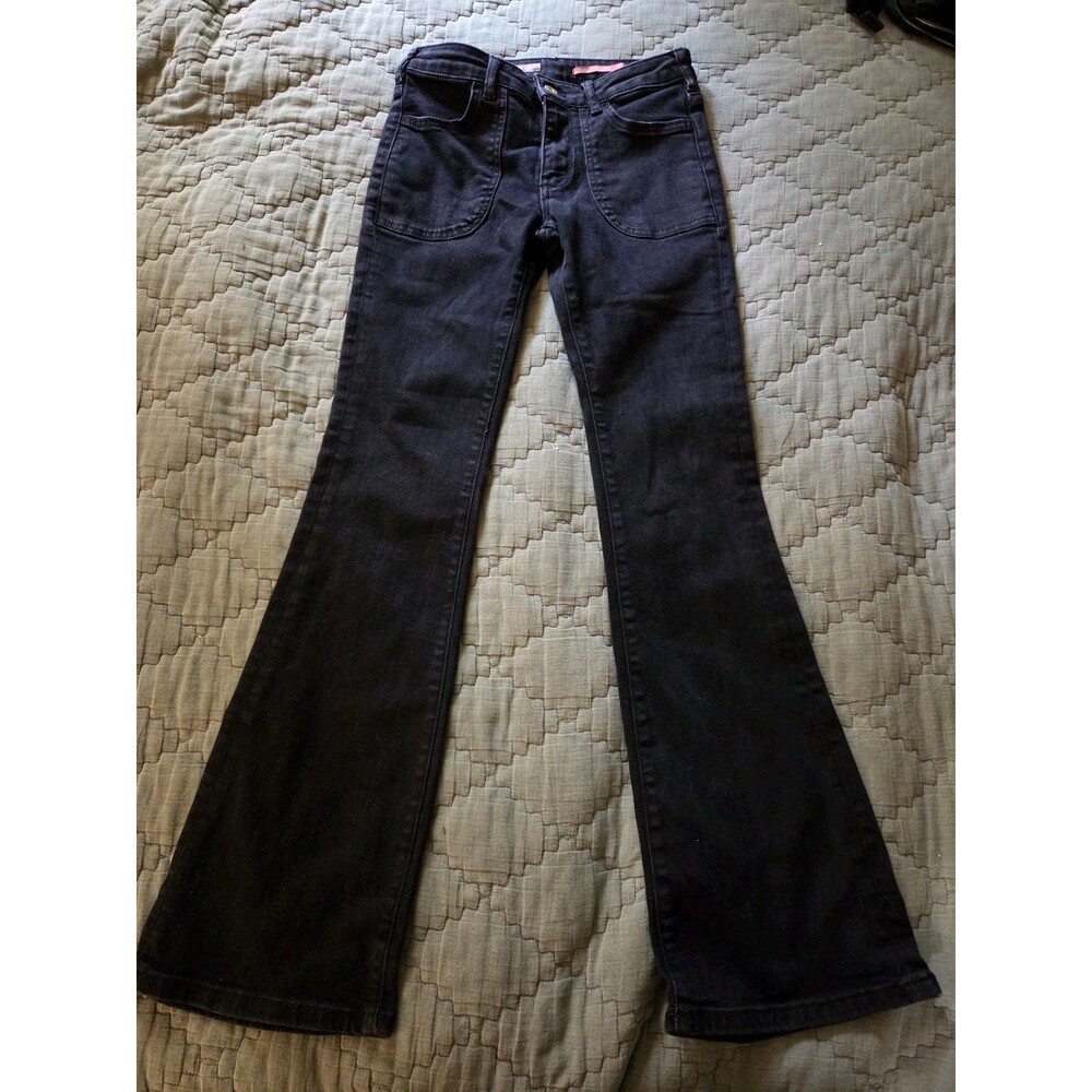 Pilcro the icon Women’s Black Dark Wash Denim Jeans Bootcut Slim Fit 5-Pocket 25